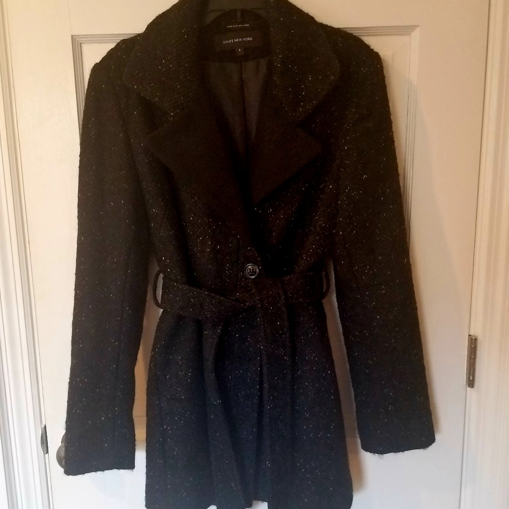 Wool belted coat